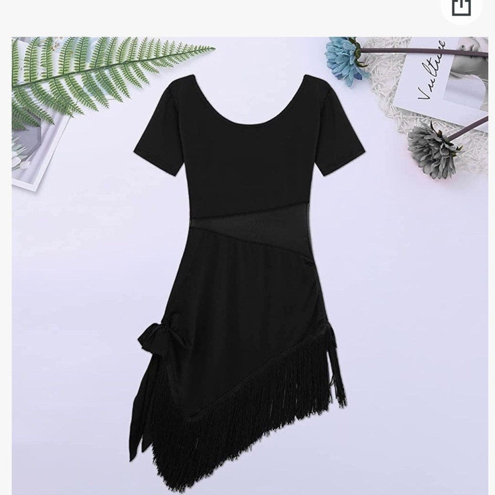 Doomiva kids Latin tassel dress